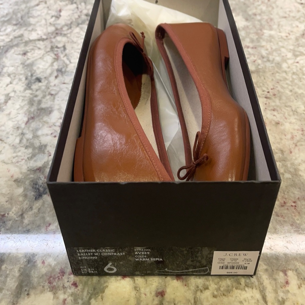 J.Crew leather flats